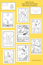 Load image into Gallery viewer, Virgin Islands Coloring Book for Children and Adults