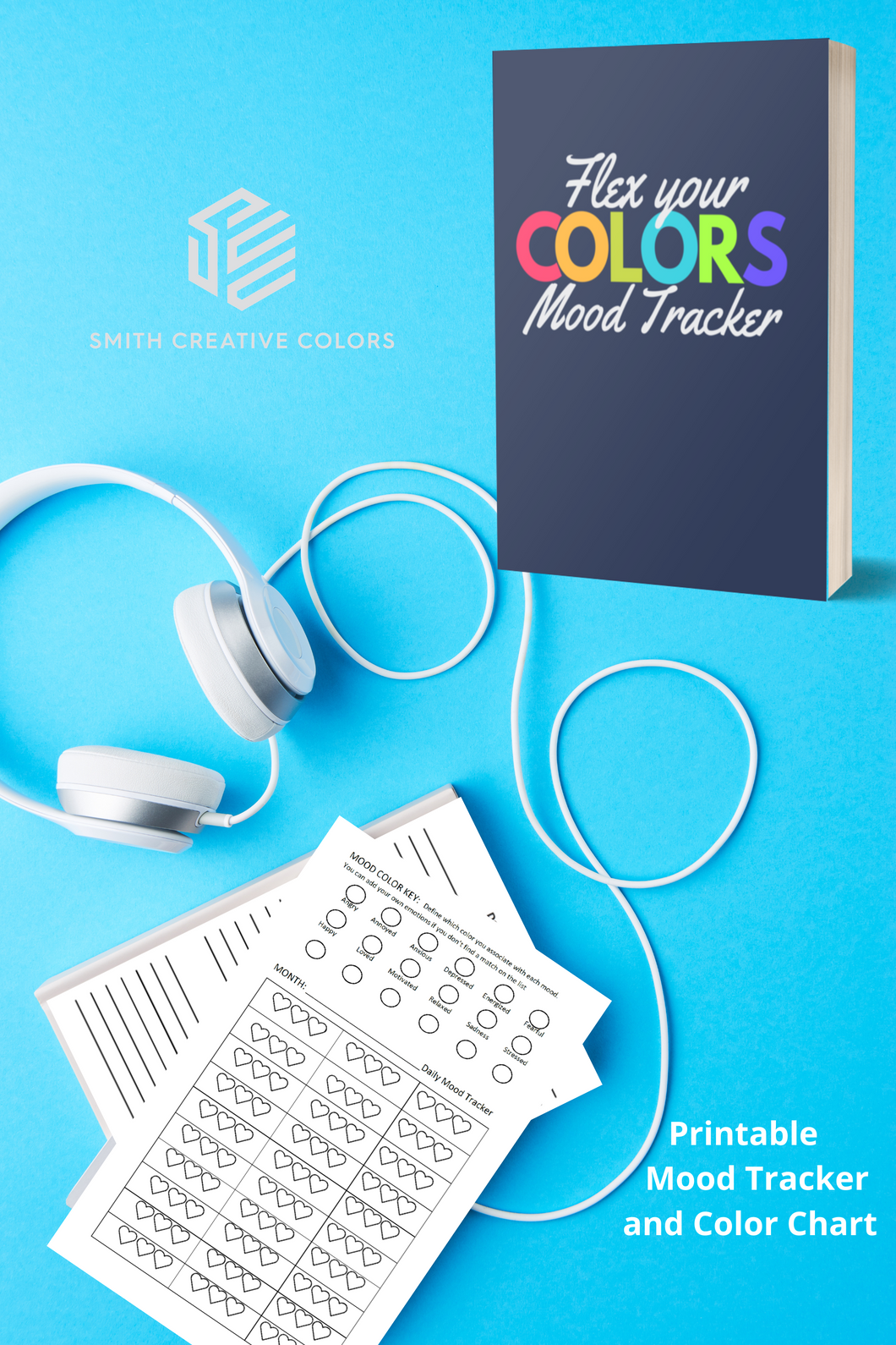 Flex Your Colors Mood Tracking Journal: 6